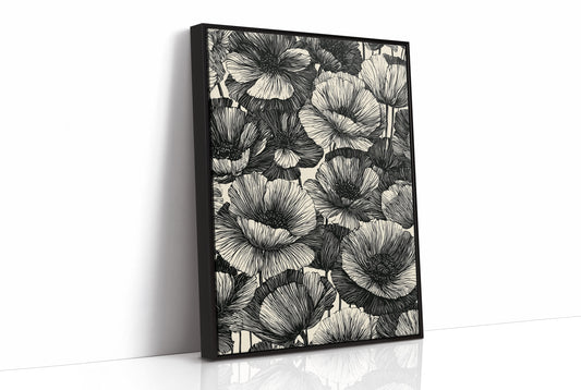 Ink Bloom Poppy Field