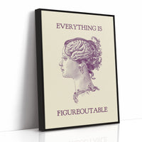Everything Is Figureoutable Vintage Mind Quote Print