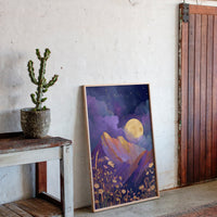 Moonlit Serenade of Wildflowers