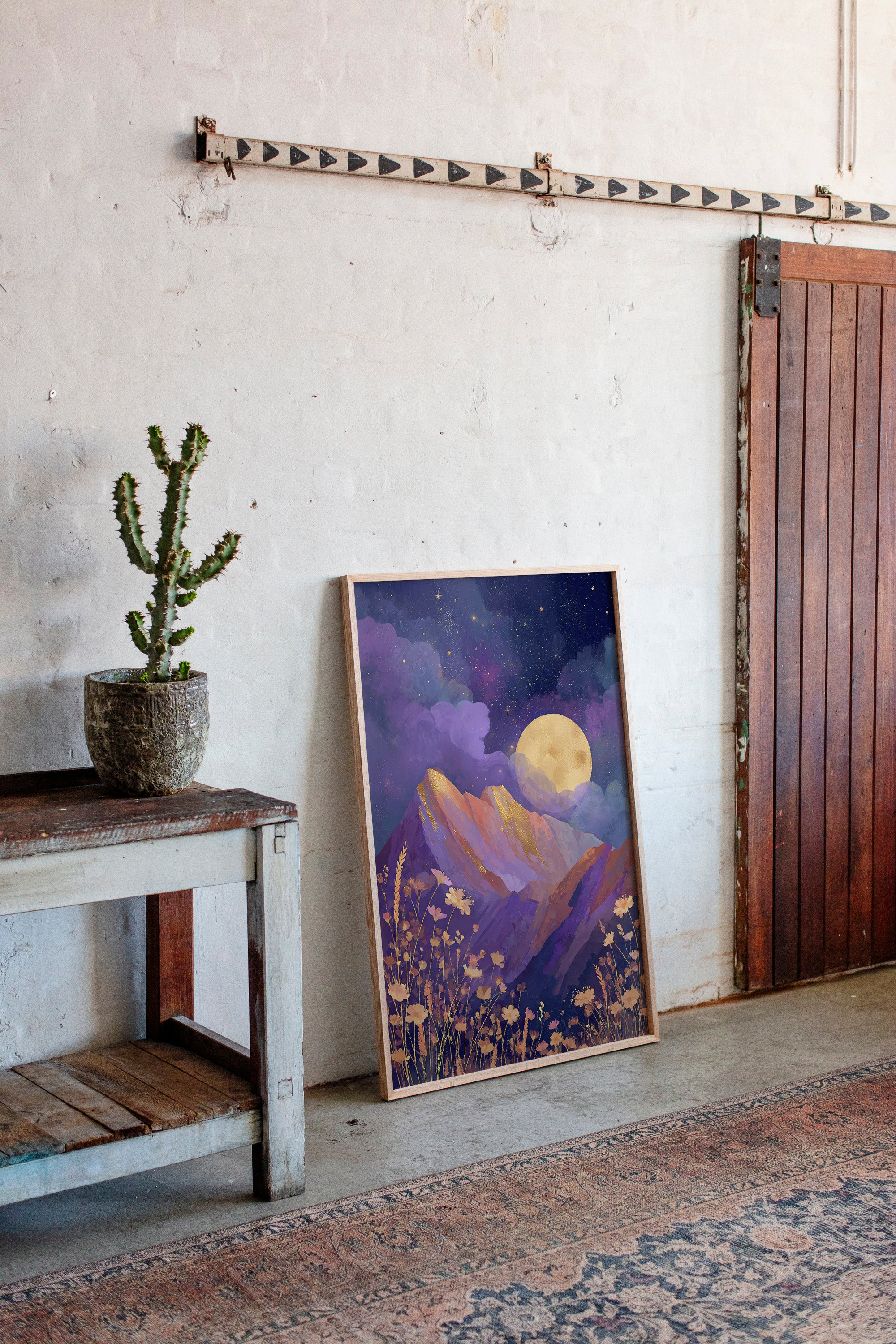 Moonlit Serenade of Wildflowers