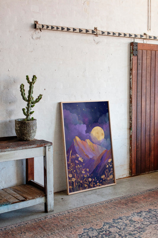 Moonlit Serenade of Wildflowers