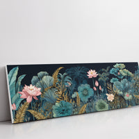 Lotus Garden Under Midnight Blue