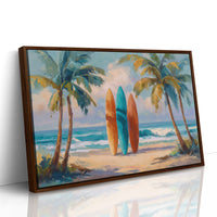 Surfboards Await Turquoise Tides