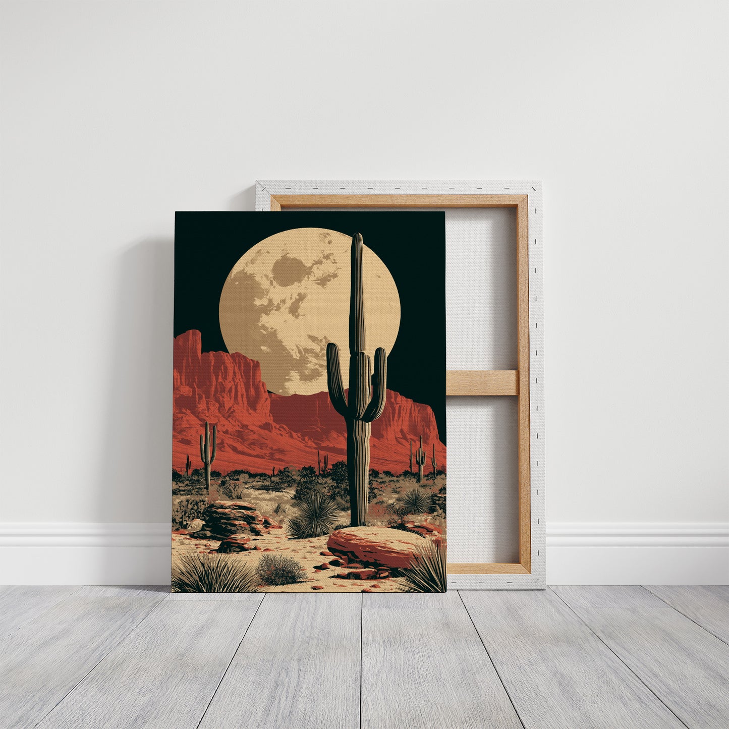 Desert Moon — Red Rock Valley Screenprint