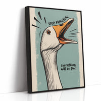 Anxious Goose Offers Calming Wisdom