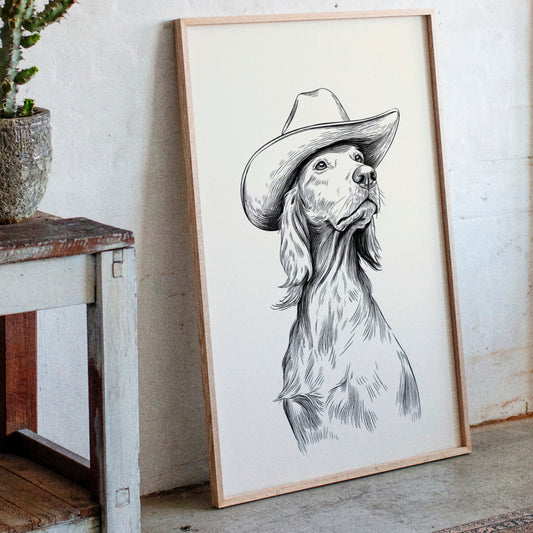 The Canine Cowboy Stands Tall