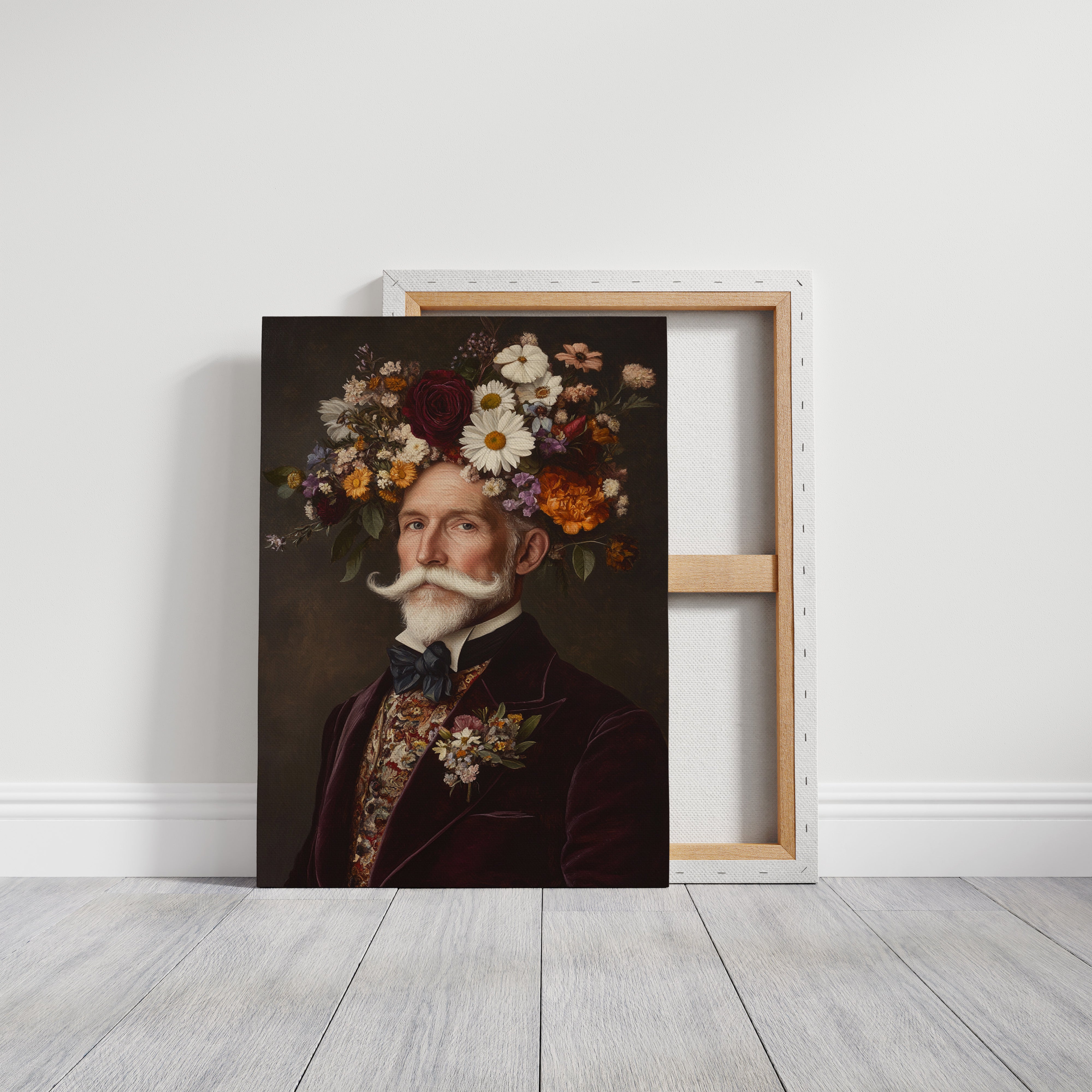 Velvet Gentleman in Wildflower Crown