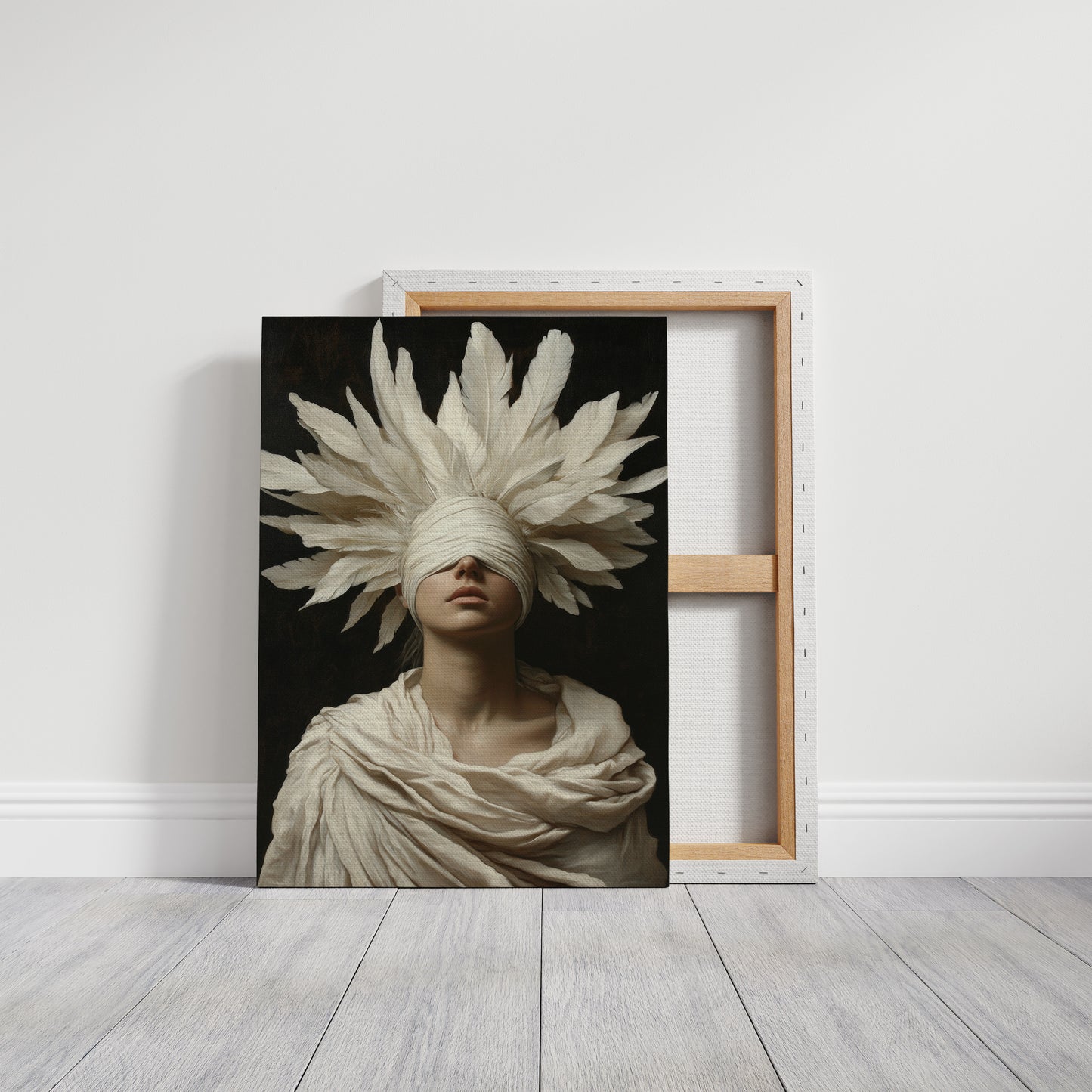 Blind Oracle in Ivory Feathers