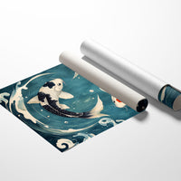 Koi Dance Through Midnight Waters