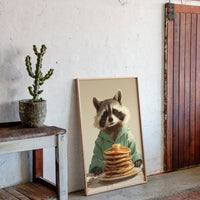 Morning Feast with a Furry Friend