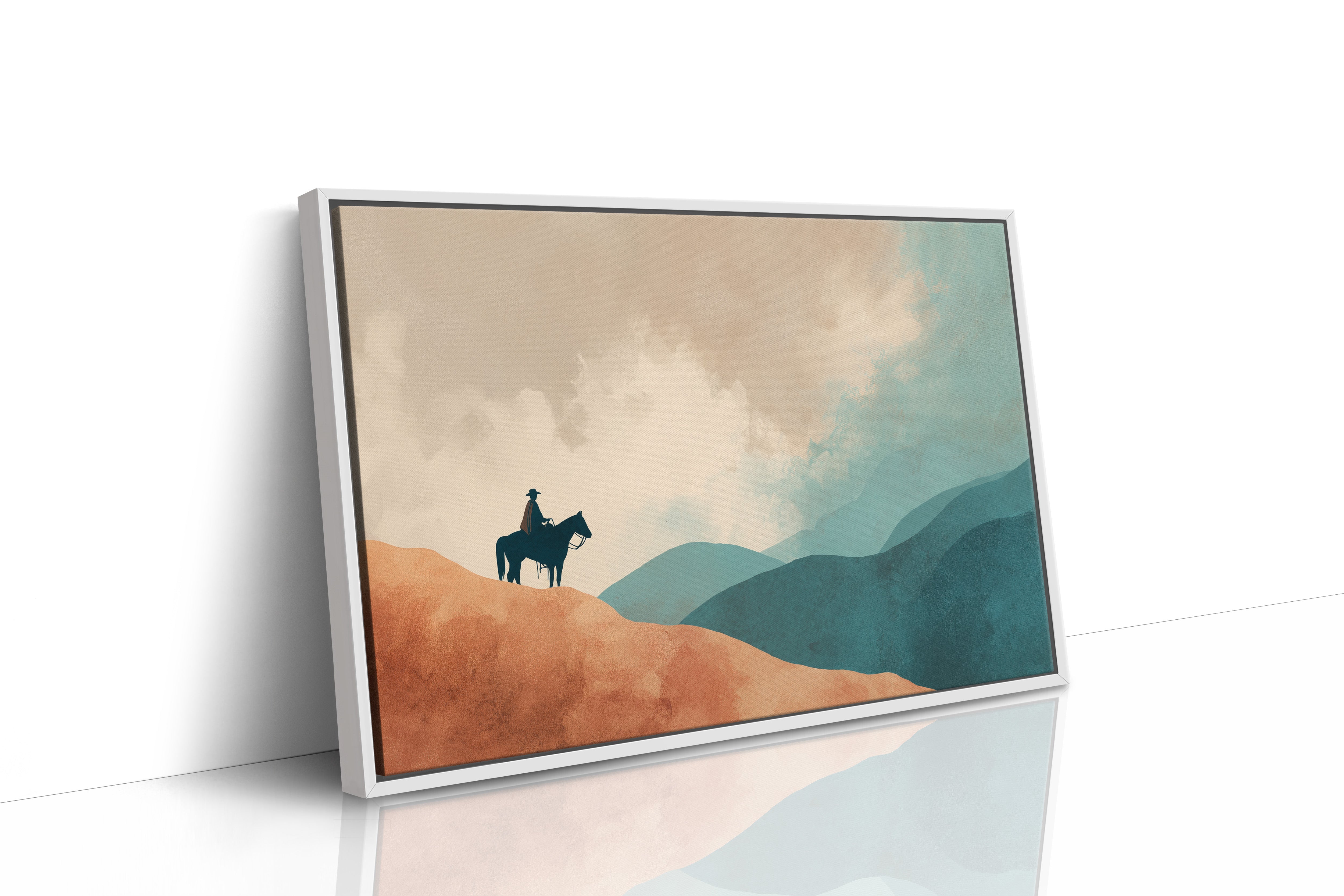 Solitary Wanderer Surveys Painted Valleys