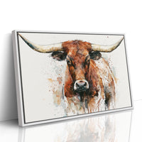 Longhorn in Ink and Rust