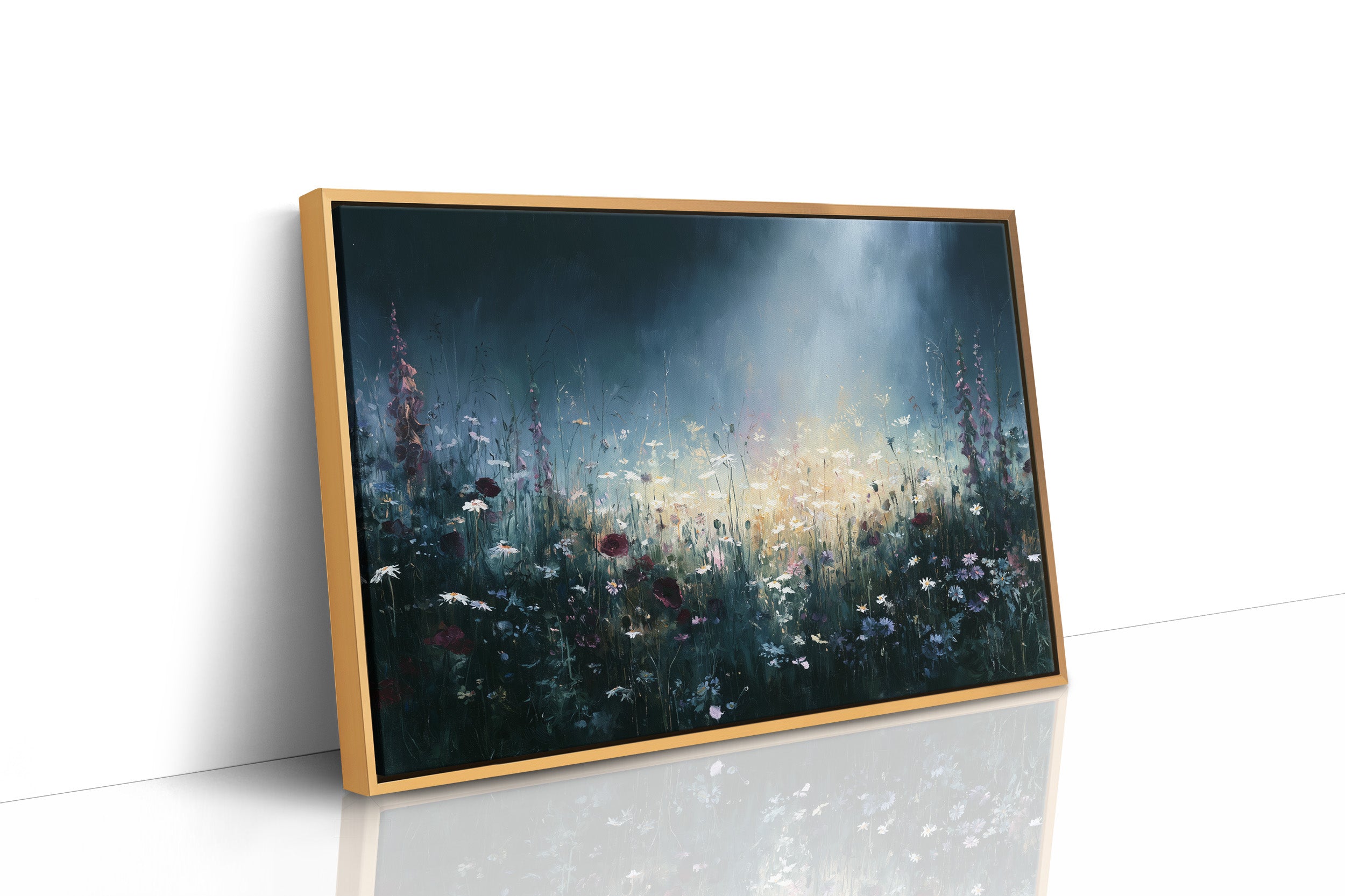 Wildflowers Under Moonlight