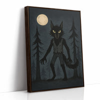 Moonlit Beast Of Pine Forest