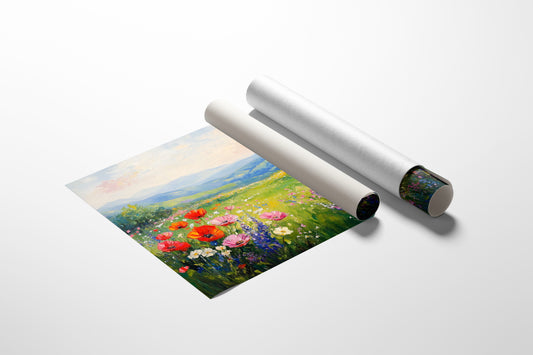 Summer Blooms Paint Mountain Dreams