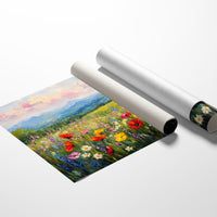 Mountain Meadows Bloom In Rainbow Light