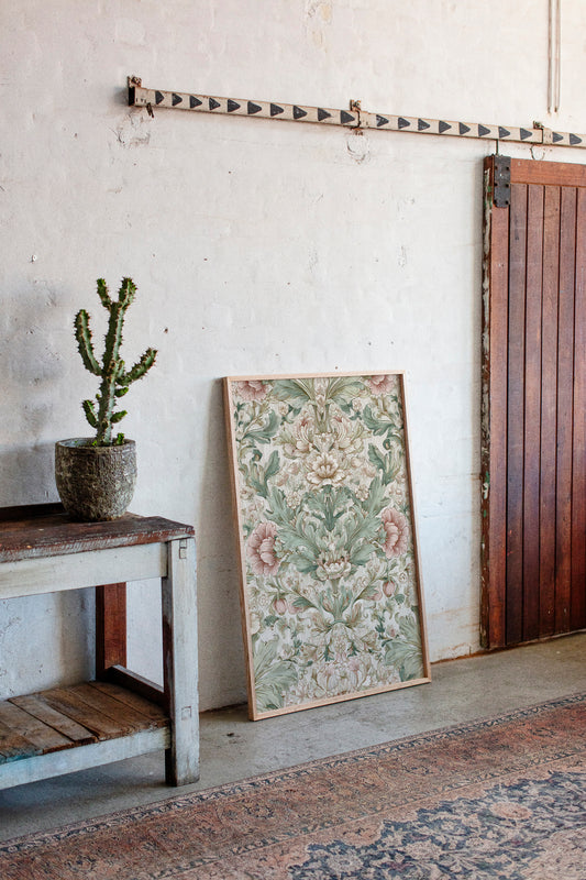 Petals Adorn the Silent Walls