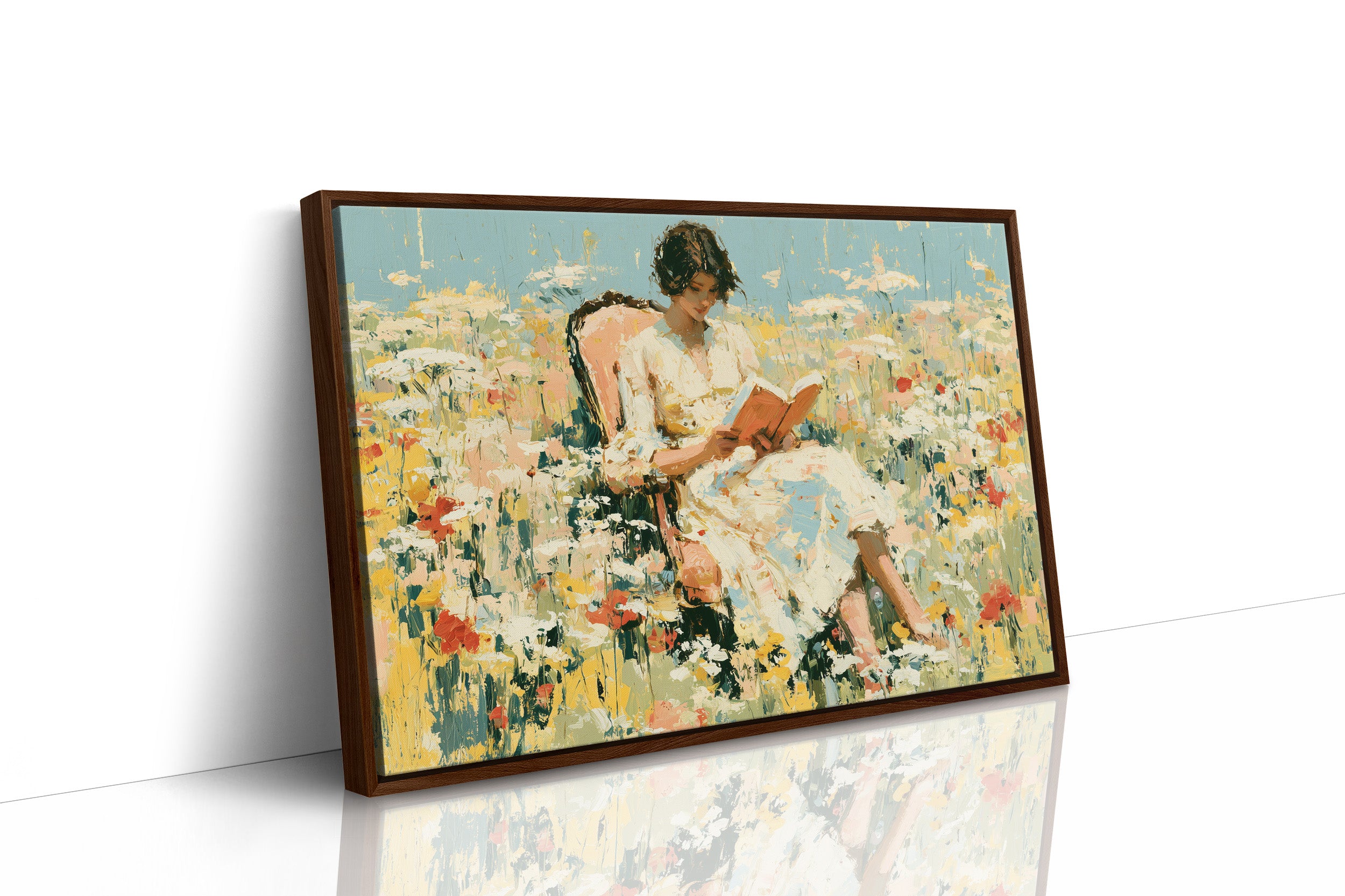 Reading Among the Wildflowers