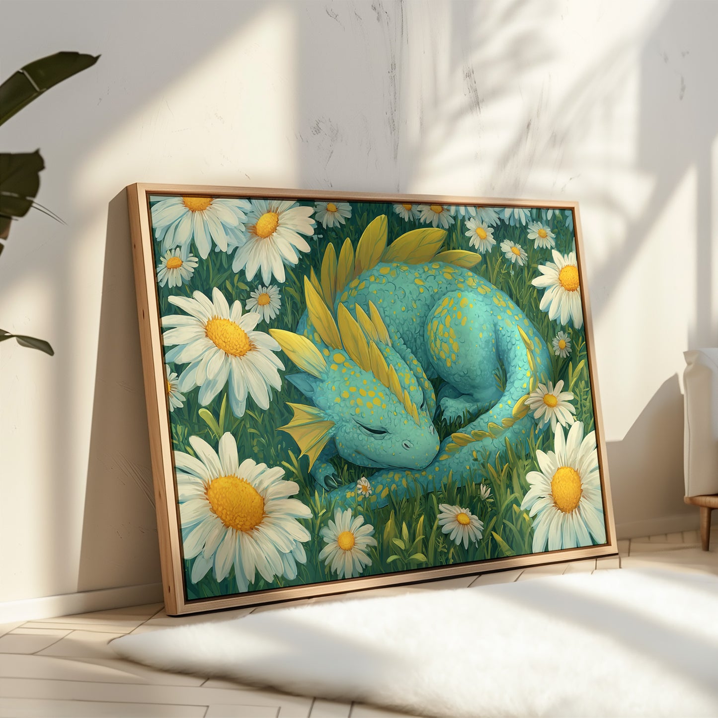 Daisy Dragon Dreams In Spring
