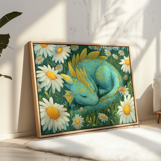 Daisy Dragon Dreams In Spring