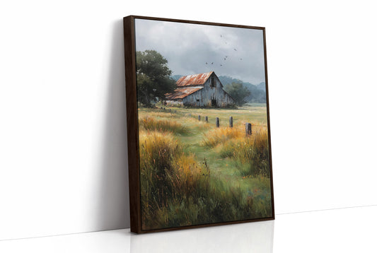 The Old Barn Remembers Rain