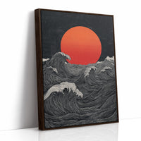 Crimson Sun Over Tides