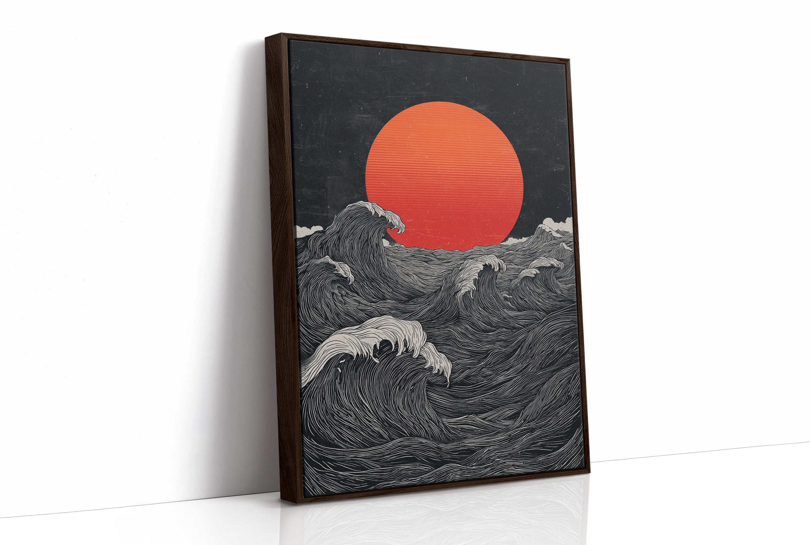 Crimson Sun Over Tides