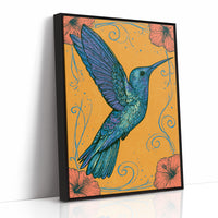 Hummingbird In Ornamental Bloom