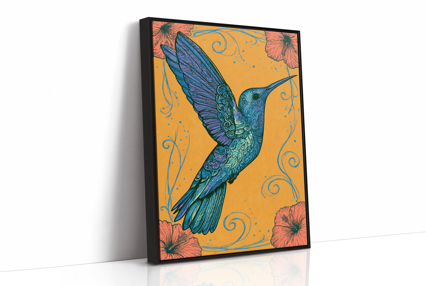 Hummingbird In Ornamental Bloom