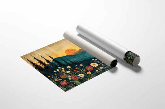 When the Wildflowers Watched the Sun Go Down