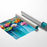Lotus Flowers Paint Summer's Symphony