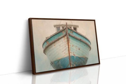 Weathered Vessel Awaits The Tide