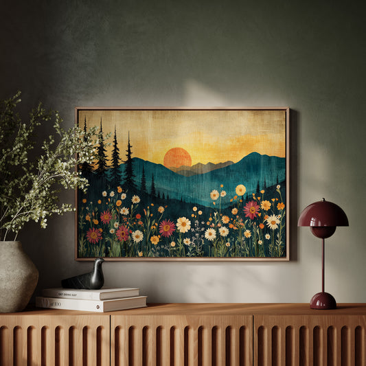 When the Wildflowers Watched the Sun Go Down