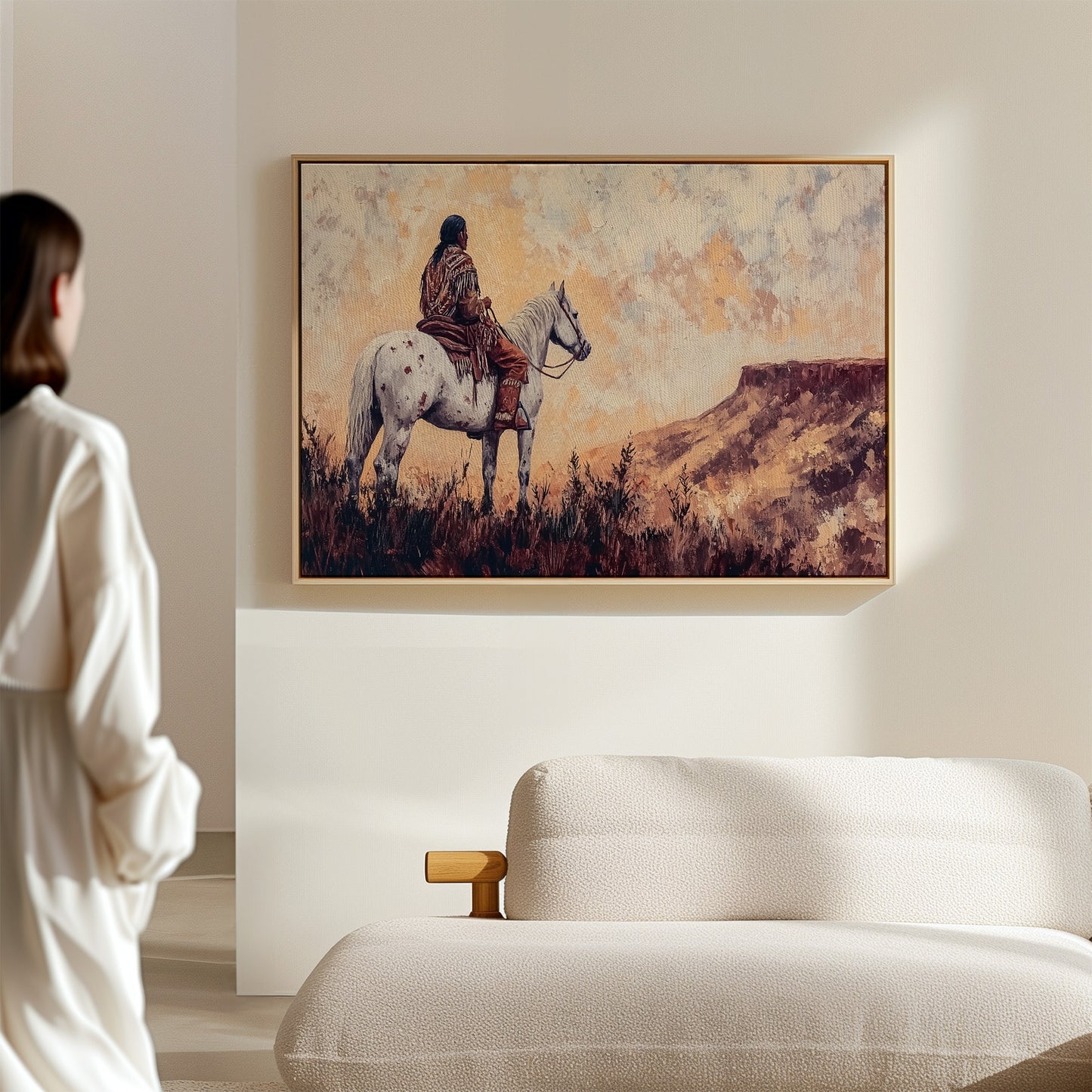 Twilight Scout Above Painted Mesa