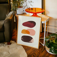 Autumn Stones Float In Morning Light