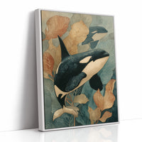 Two Orcas, One Current