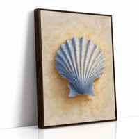 Coastal Memory In Blue Relief