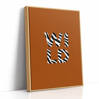Zebra Stripes Spell It Out