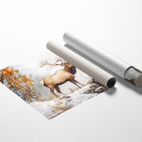 Autumn Snow Crowns Mountain King