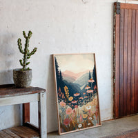Fields Where Mountains Embrace Light
