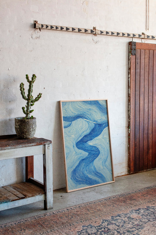 Currents of Blue and White