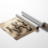 Thunder Hooves Chase Desert Wind