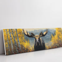 Moose Among the Golden Aspens