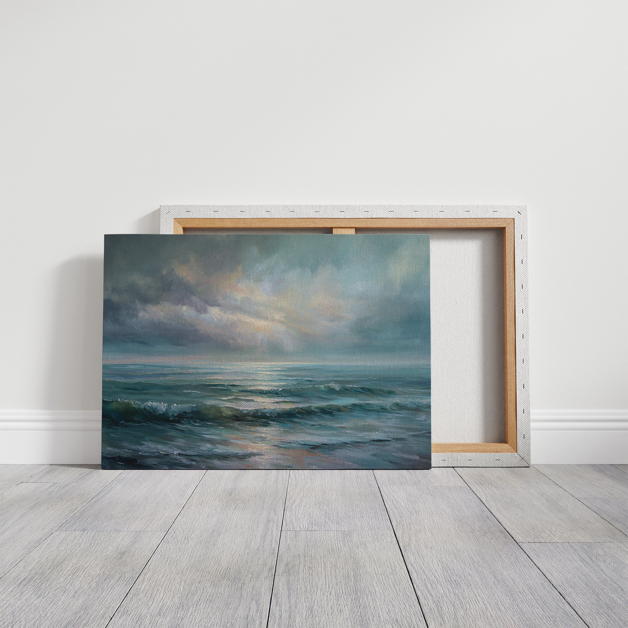 Ocean Breaths Between Storm Clouds