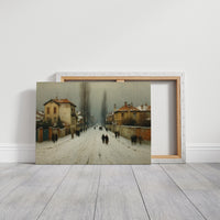Winter Streets Remember Old Europe
