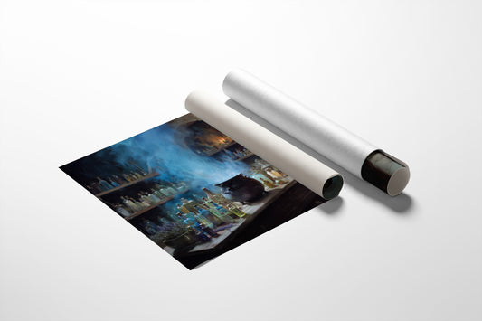 Alchemist's Chamber Breathes Blue Smoke