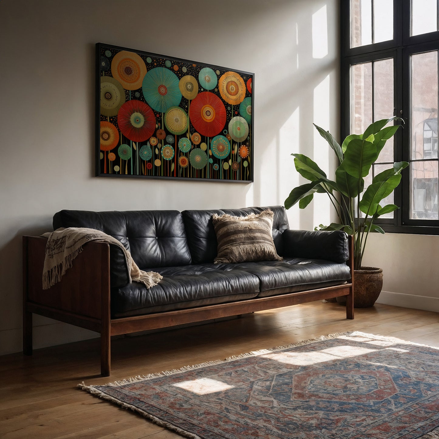 Midnight Garden Blooms In Color