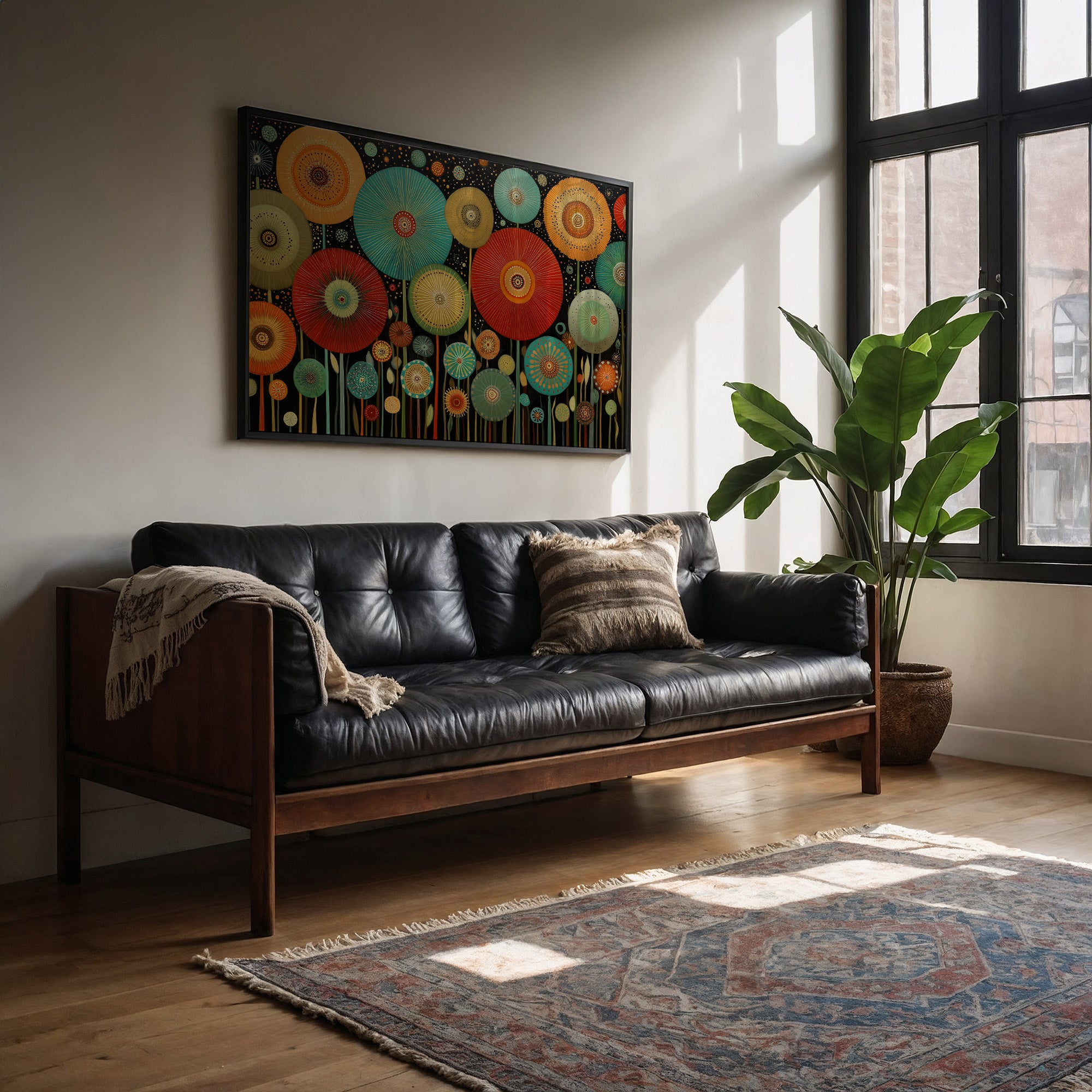 Midnight Garden Blooms In Color