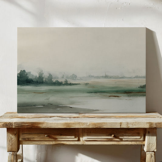 Morning Mist Over Silent Fields