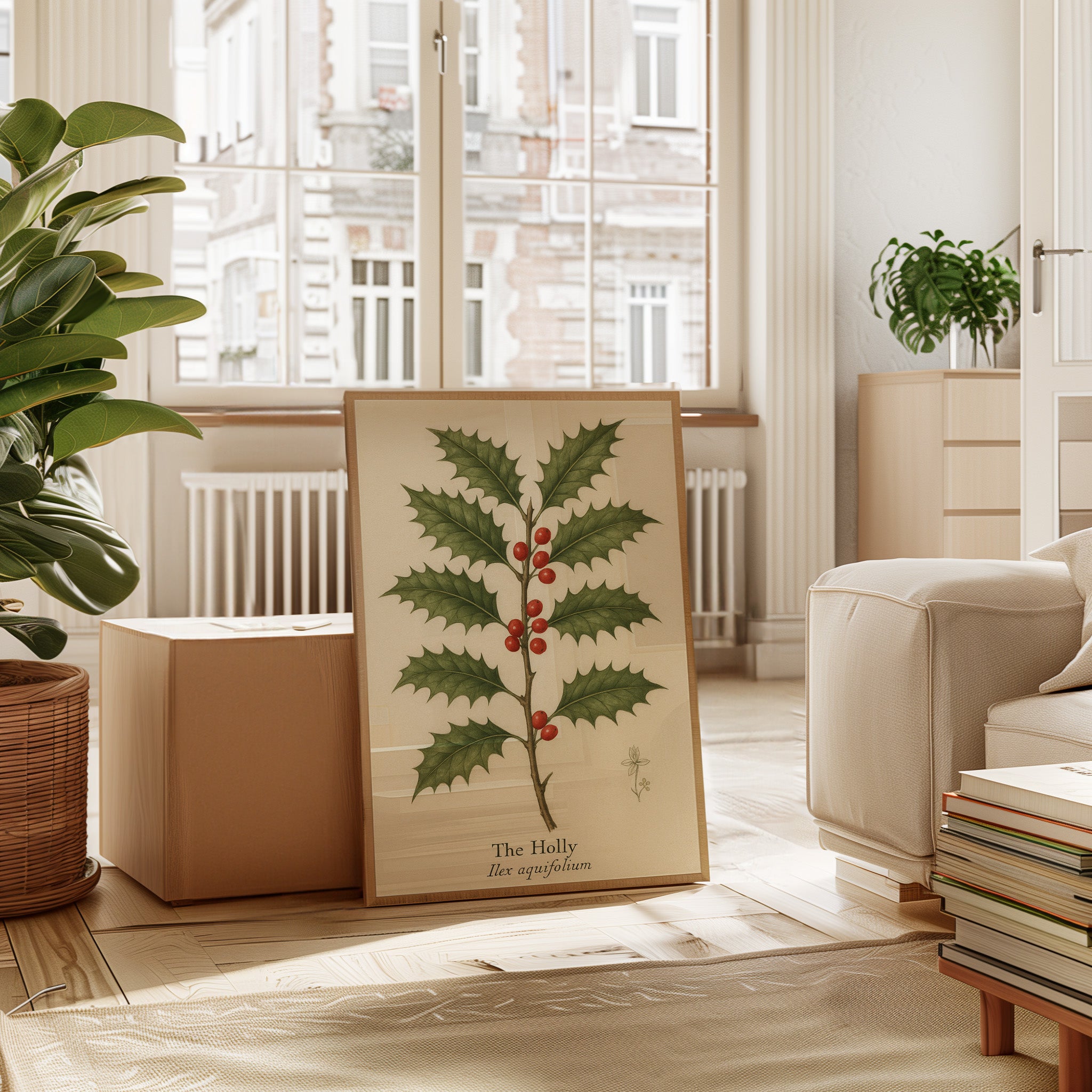 The Holly Botanical Art Print